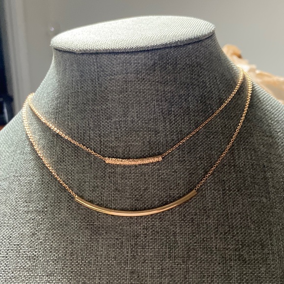 The Limited Jewelry - The limited necklace rose gold tone layer